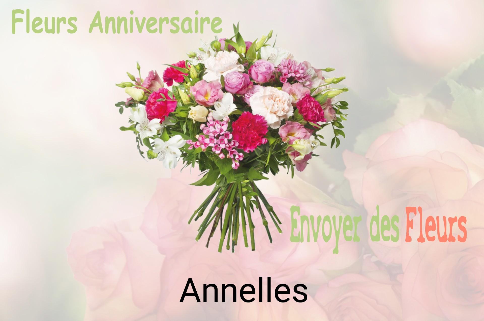 Bouquet de fleurs d’anniversaire livré à Annelles